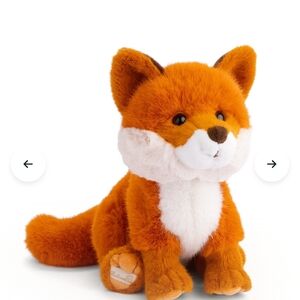 Burkoskis Bears Sweet Clever Fox Orange Fox Plush Toy New With Tags